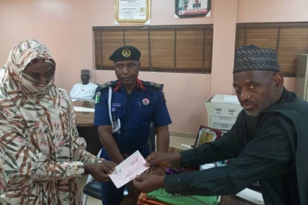 JGSG DONATES N2MILLION TO SUPPORT FAMILY OF SLAIN NSCDC OFFICER