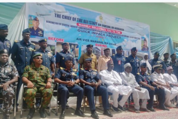 As part of its Corporate Social Responsibility Nigerian Air Force renovated Paediatric and General Wards in Gwagwarwa Comprehensive Clinic